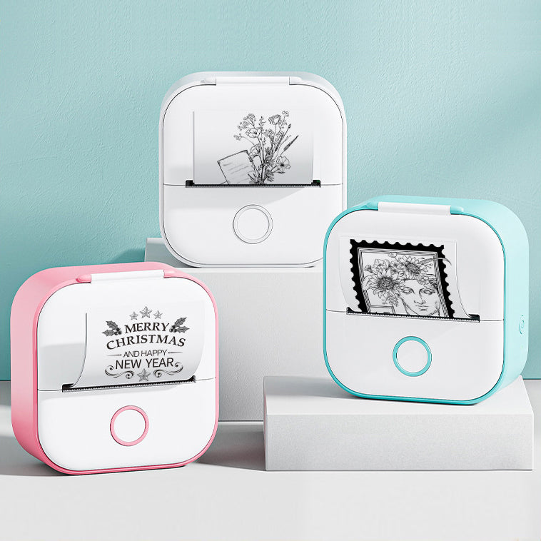 Print Anytime, Anywhere: Bluetooth Mini Label Printer – On Sale Now!